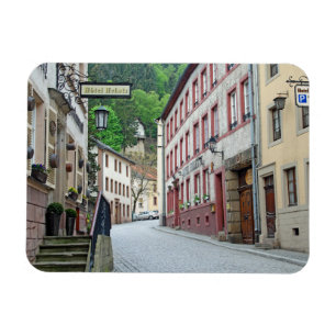 Vianden, Luxemburger Straßenszene Magnet