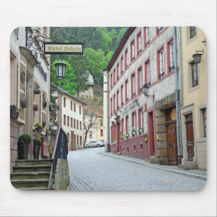Vianden, Luxemburger Straßenszene Mousepad