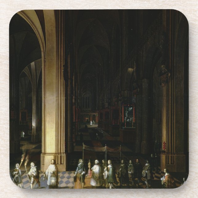 Viaticum innerhalb einer Kirche Untersetzer (Vorderseite)