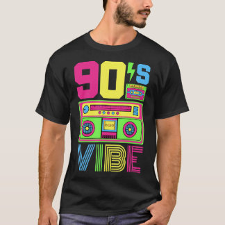 Vibe 1990 Style Fashion 90 Theme Outfit Nineti T-Shirt