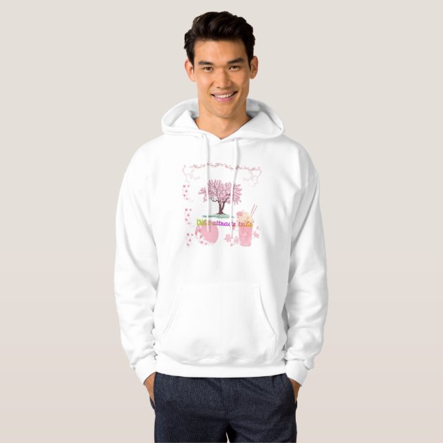 Vibe Attracts Tribe Cherry Blossom Hoodie  (Vorne ganz)