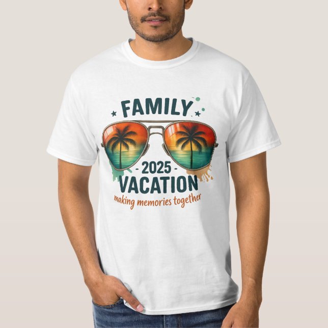 Vibe D'Été Pour T-Shirt De Vacances D'Été (Devant)