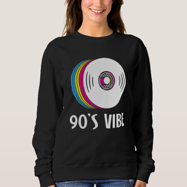Vibe I Liebe der 90er Jahre Sweatshirt (Vorderseite)
