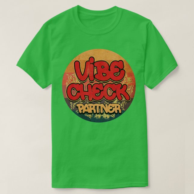 Vibe Karo Vintag T-Shirt (Design vorne)