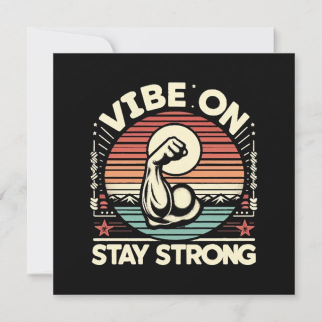 Vibe On, stark Bleibe (Vorderseite)
