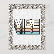 Vibe Retro Ästhetik Moderne Mood Typografie