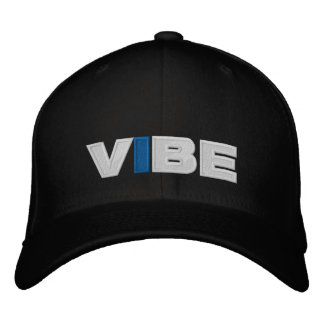 VIBE (schwarz) Baseballkappe Bestickte Kappe