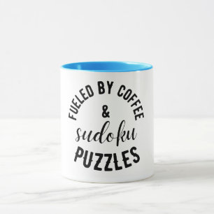 Vibes colorées : Personnaliser Sudoku café Mug