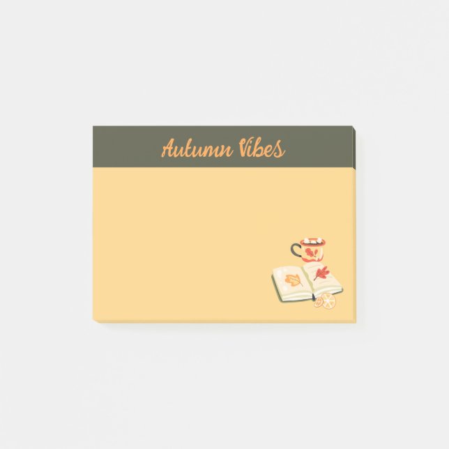 Vibes d'automne cosy Post-it Notes (Devant)