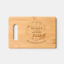 Vibes d'automne Famille personnalisée Monogramme s