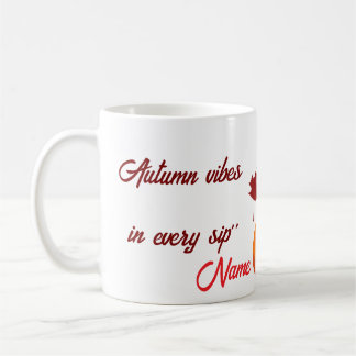: Vibes d'automne Mug personnalisé