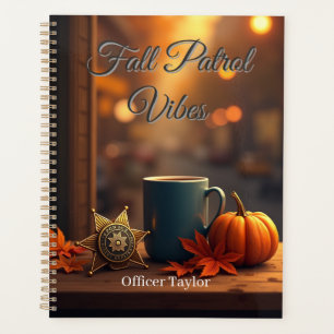 Vibes de patrouille d'automne personnalisées Polic