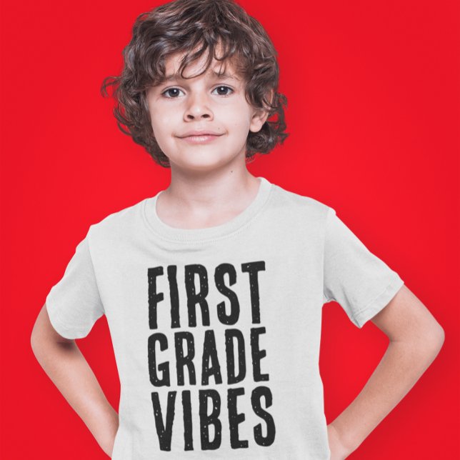 VIBES DE PREMIÈRE CLASSE T-SHIRTS POUR ENFANTS (Créateur téléchargé)