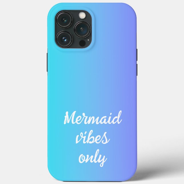 Vibes de sirène uniquement coque iphone Coque-maté (Verso)