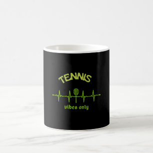 vibes de tennis seulement tasses design mignon