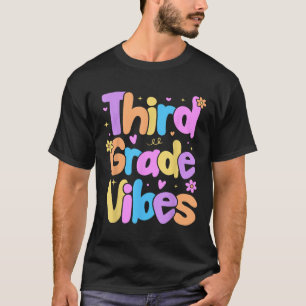 Vibes der dritten Klasse Kinder zurück in die Schu T-Shirt