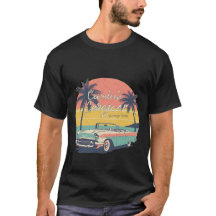 Vibes d'été Mens T-shirt Cool cadeau Décontracté p