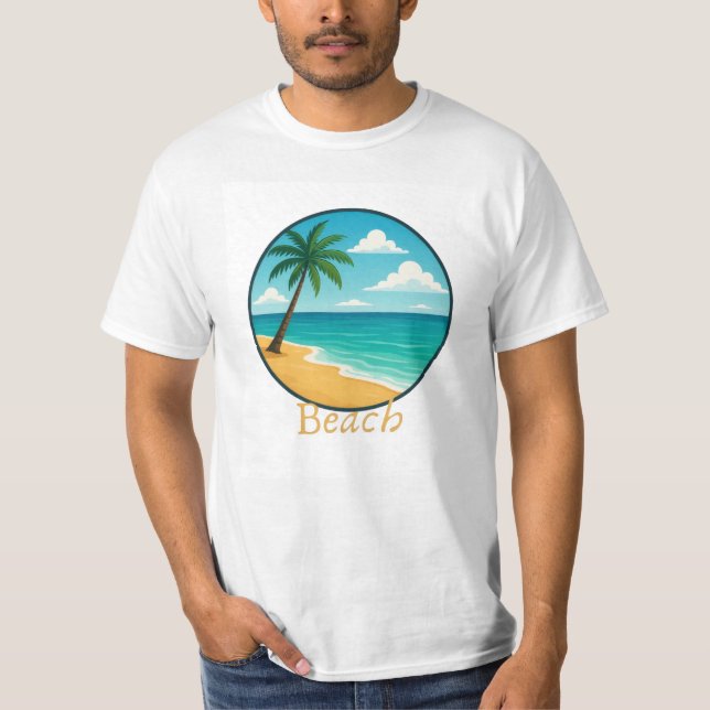 Vibes d'été T-shirt : Édition plage (Devant)
