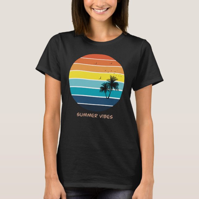 Vibes d'été Vibes de plage T-shirt femme (Devant)