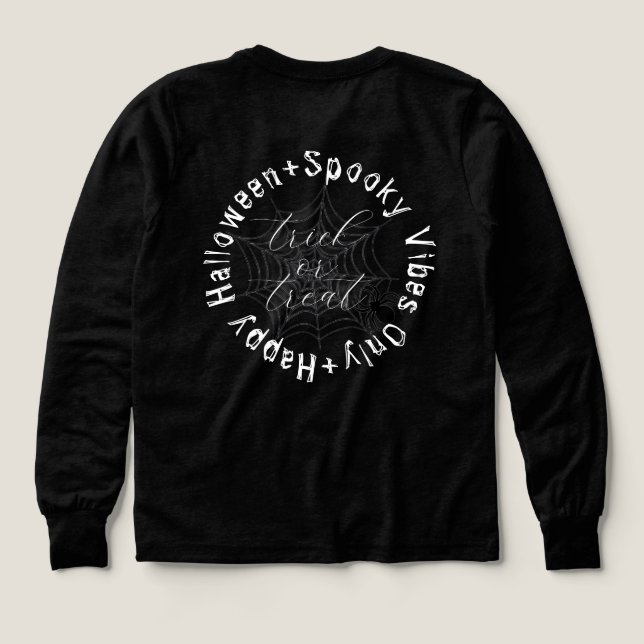 Vibes éffrayantes Nom de famille uniquement T-shir (Motif dos)