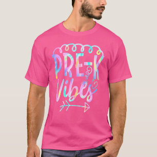 Vibes für die Vorschule Zurück zur Schule Tie Dye  T-Shirt