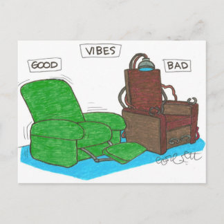 Vibes: GUT.. BAD. Postkarte