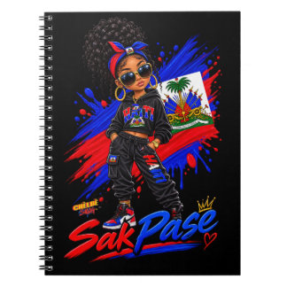 **Vibes Haïtiennes | Sacré Passe Cahier de Fille H