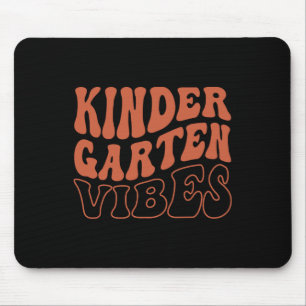 Vibes Kindergarten Zur Schule Lehrer Mädchen Junge Mousepad