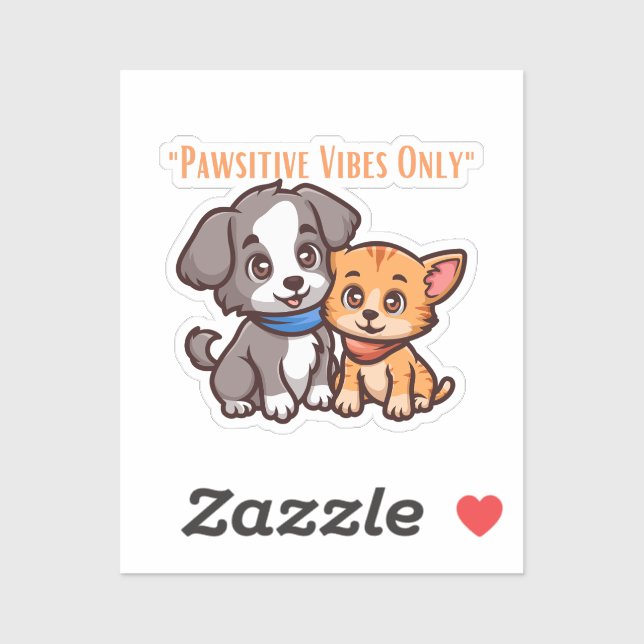 Vibes Pausitive seulement autocollant (Feuille)