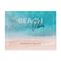 Vibes Plage Carte postale Maisons de vacances