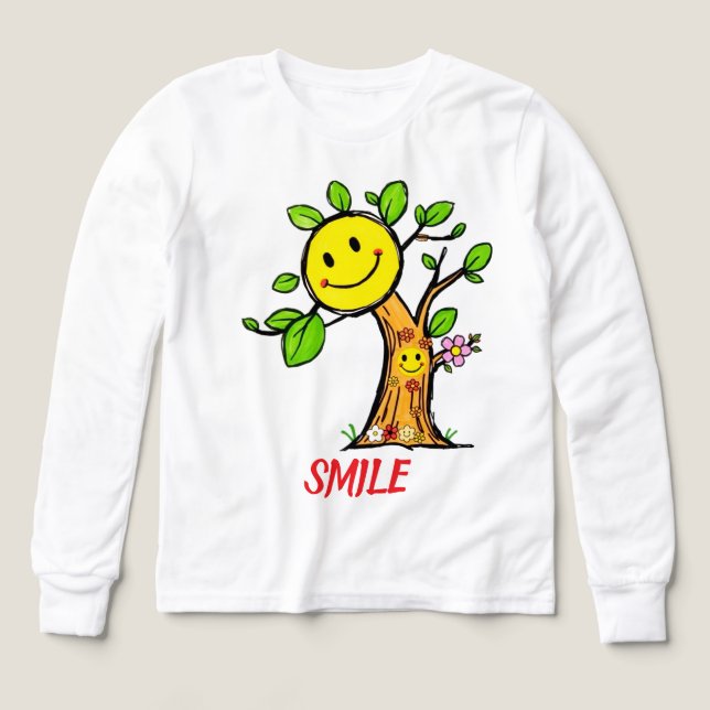 Vibes positives "Smile Tree" (Motif recto)