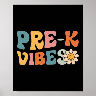 Vibes - Pre-Kindergarten Team Retro 1. Tag nach de Poster
