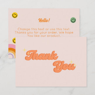 Vibes rétro pour petits Cartes de remerciements