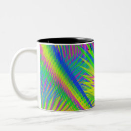 Vibes Tasse | Lebhafte tropische Abstrakte Kunst