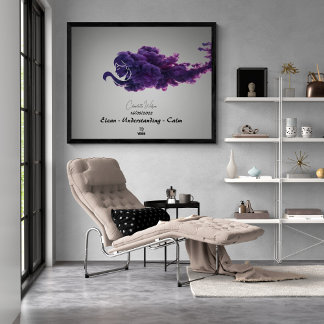 Vibes Virgo - Poster personnalisé des signes Zodia