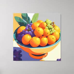 Vibin" mit Vitamin C Leinwanddruck