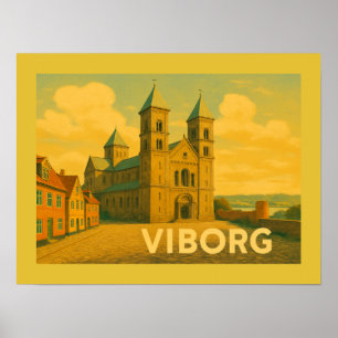 Viborg Dänemark Kathedrale Poster