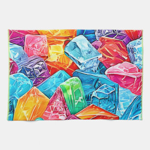 Vibranding Crystal Cluster Art Geschirrtuch