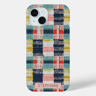 Vibranding Woven Kariert - Retro Boho Checkered Mu Case-Mate iPhone Hülle