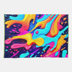 Vibranend Color Chaos Art Geschirrtuch