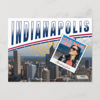 Vibranend Indianapolis Indiana Foto Collage Postkarte
