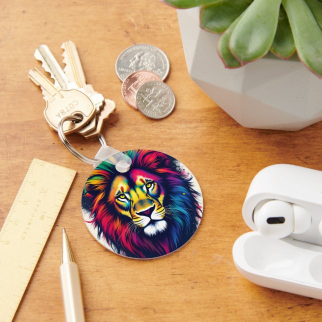 Vibranend Multicolor Lion Schlüsselanhänger (Schreibtisch)