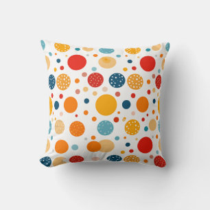 Vibranend Polka Dots Kids Throw Kissen