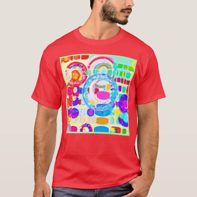 Vibraning Colors Random Pattern T-Shirt (Vorderseite)