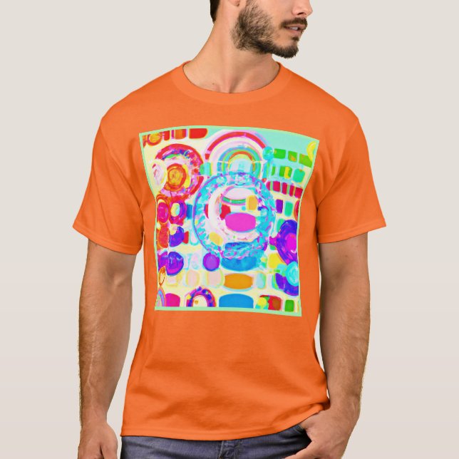 Vibraning Colors Random Pattern T-Shirt (Vorderseite)