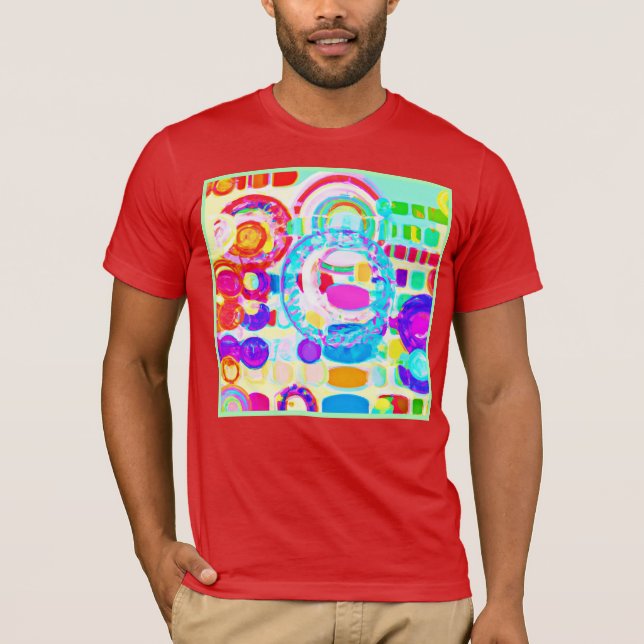 Vibraning Colors Random Pattern T-Shirt (Vorderseite)