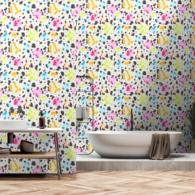 Vibraning Dalmatiner Spot Pattern Tapete (Badezimmer)