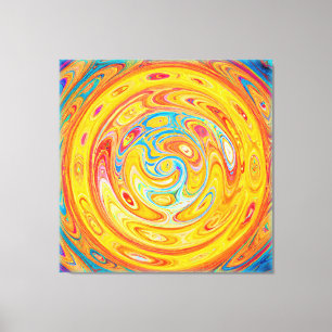 Vibraning Pattern Fusion Leinwanddruck