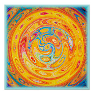 Vibraning Pattern Fusion Poster