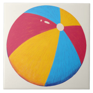 Vibranly Beach Ball Keramik Tile Fliese